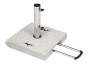 Granitowa podstawa na rolkach do parasola 70 kg