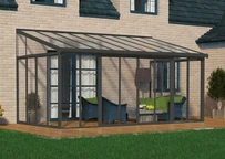 Ogród zimowy Veranda Sanremo Palram 3 x 5,4 m szara