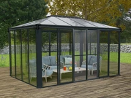 Instrukcja montażu ekskluzywnej altany z aluminium Ledro Palram 3 x 4,3 m