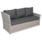 Meble technorattanowe Parma Comida 9 szary Garden Point