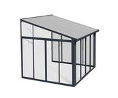 Ogród zimowy Veranda Sanremo Palram 3 x 3 m szary