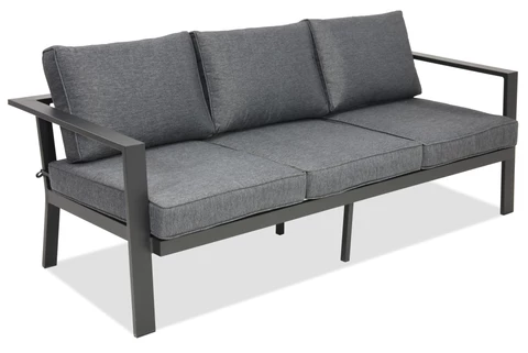 Meble ogrodowe aluminiowe Sydney Apetito 5 z ławką Garden Point antracyt