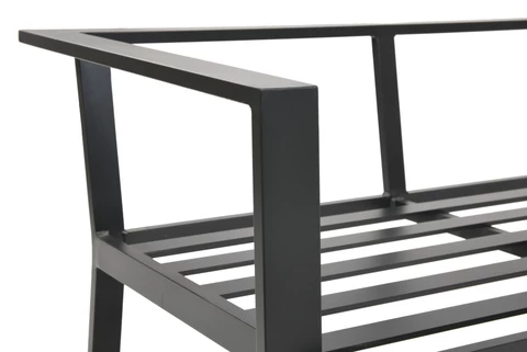 Meble ogrodowe aluminiowe Sydney Apetito 5 z ławką Garden Point antracyt