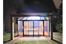 Ogrody zimowe Veranda Sanremo Palram - Canopia 3 x 4,25 m szara