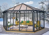 Sześciokątny poliwęglanowy ogród zimowy Garda Palram